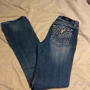 MissMe Chloe Bootcut jeans. Stain